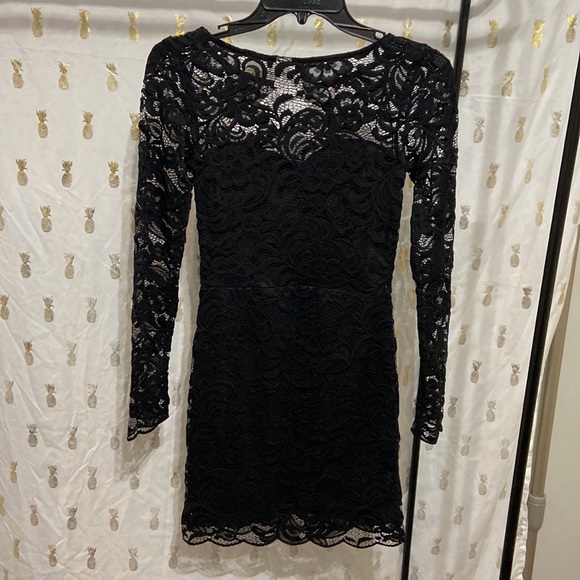 Divided by h & m lace black dress with necklace - Picture 7 of 10